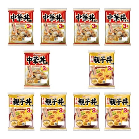 【2種/計30袋】日本ハム 中華丼＆親子丼の具