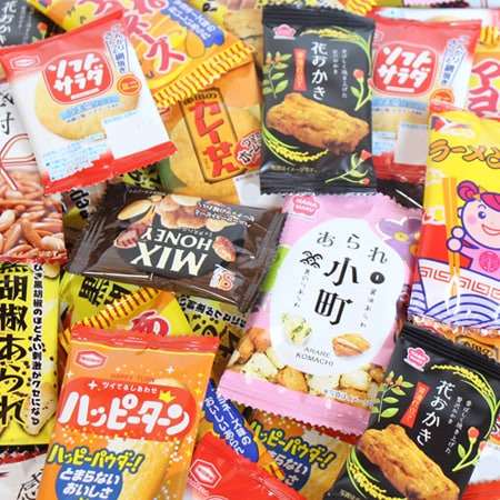 【10種・計100個】亀田製菓・ヤスイフーズ ・銀の汐 小分け小袋(個包装)詰め合わせセット
