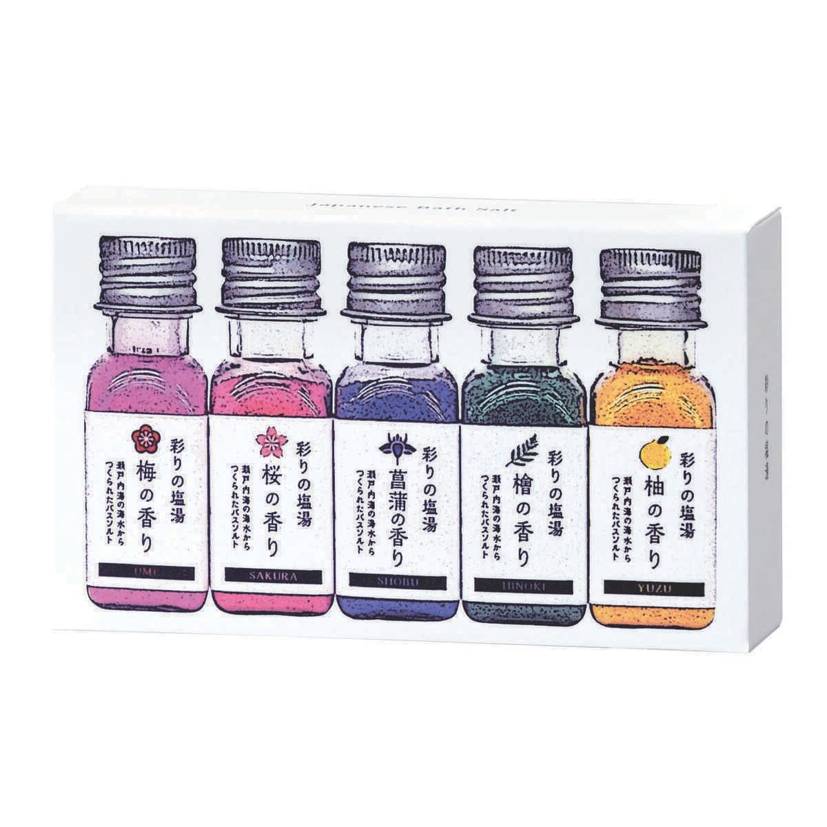【25g×5種】彩りの塩湯【熨斗可】