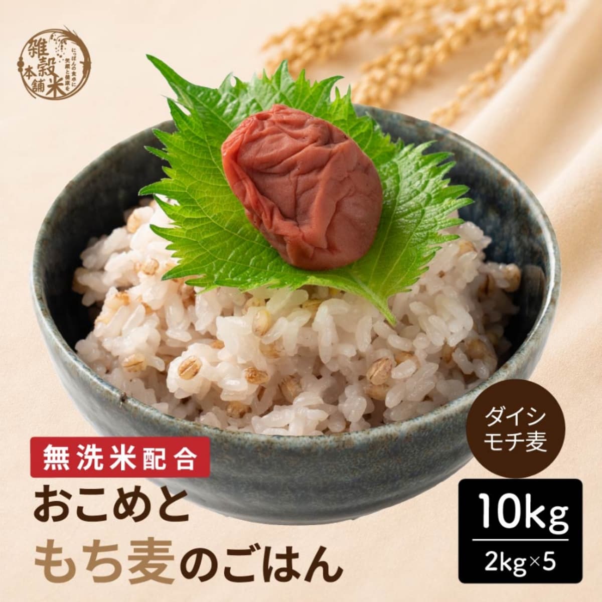【10kg(2kg×5袋)】おこめともち麦のごはん（食物繊維をしっかり摂りたい方に）