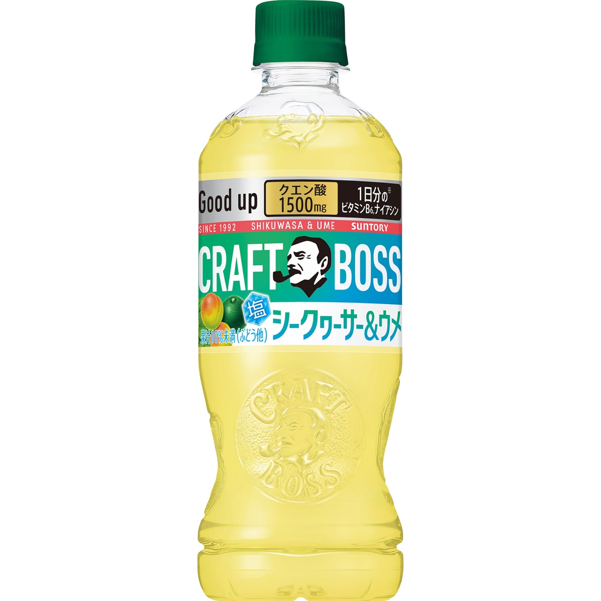 サントリーフーズ クラフトボス シークヮーサー＆ウメ 500ml×24本