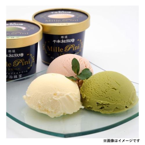 【72個】千本松牧場　復刻版プレミアムアイスクリームミレピーニ　三種食べ比べ