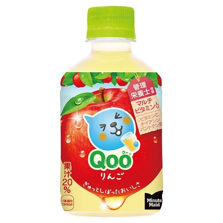 【48本】ミニッツ メイド Qoo りんご 280mlPET