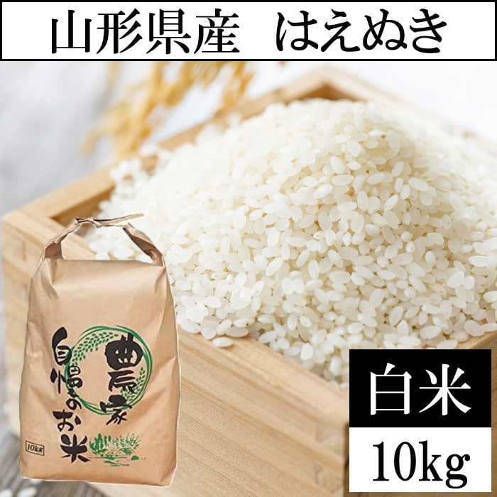 【10kg】令和8年産 山形県産 はえぬき (精米)