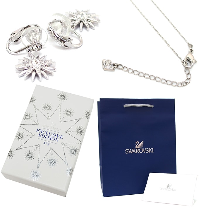 【SWAROVSKI】スワロフスキー スターモチーフ ネックレス＆ピアスセット 5622730.jpg