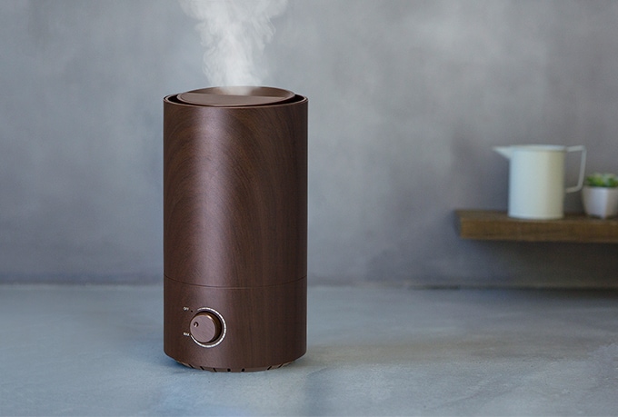 Three-up(スリーアップ)/上部給水式加湿器 Rainy (レイニー) ダーク