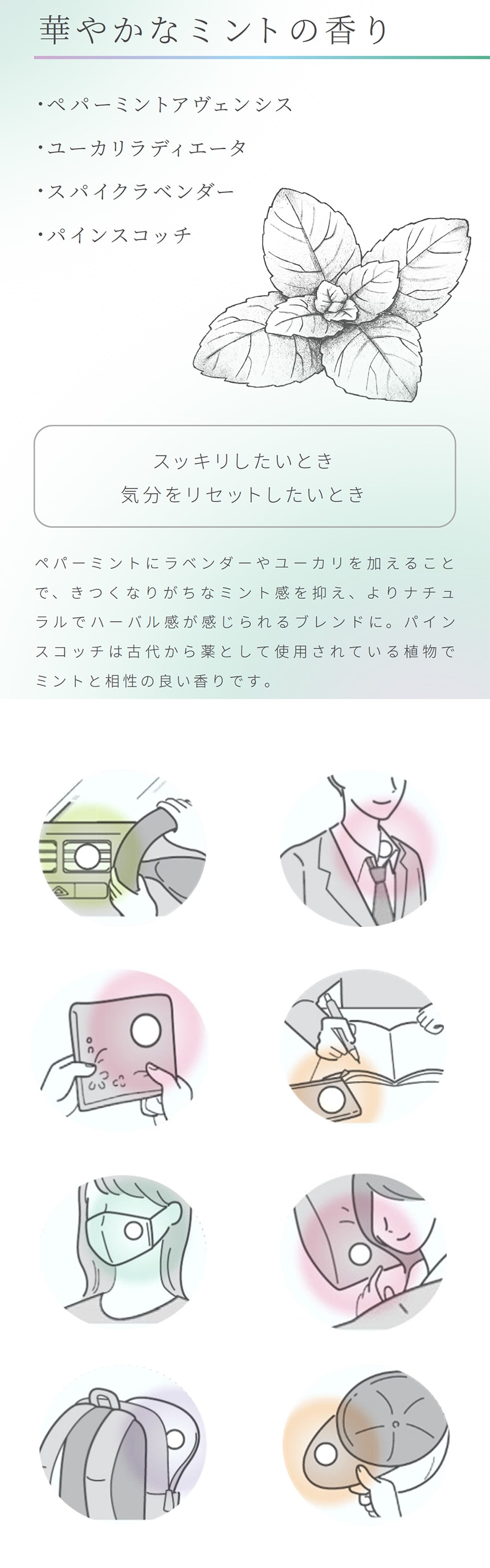 アロマゴコチ ミント 試作品を税込 送料込でお試し サンプル百貨店 株式会社タカミツ