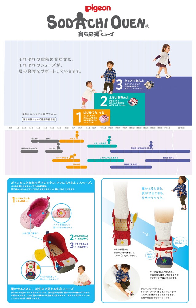 12 0cm 育ち応援シューズ２ よちよちあんよ ベージュブラウンを税込 送料込でお試し サンプル百貨店 ピジョン株式会社