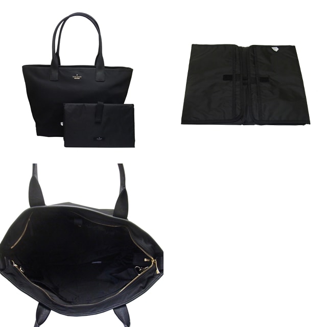 KATE SPADE マザートートバッグ / PXRU5393-001 / BLACKを税込・送料込