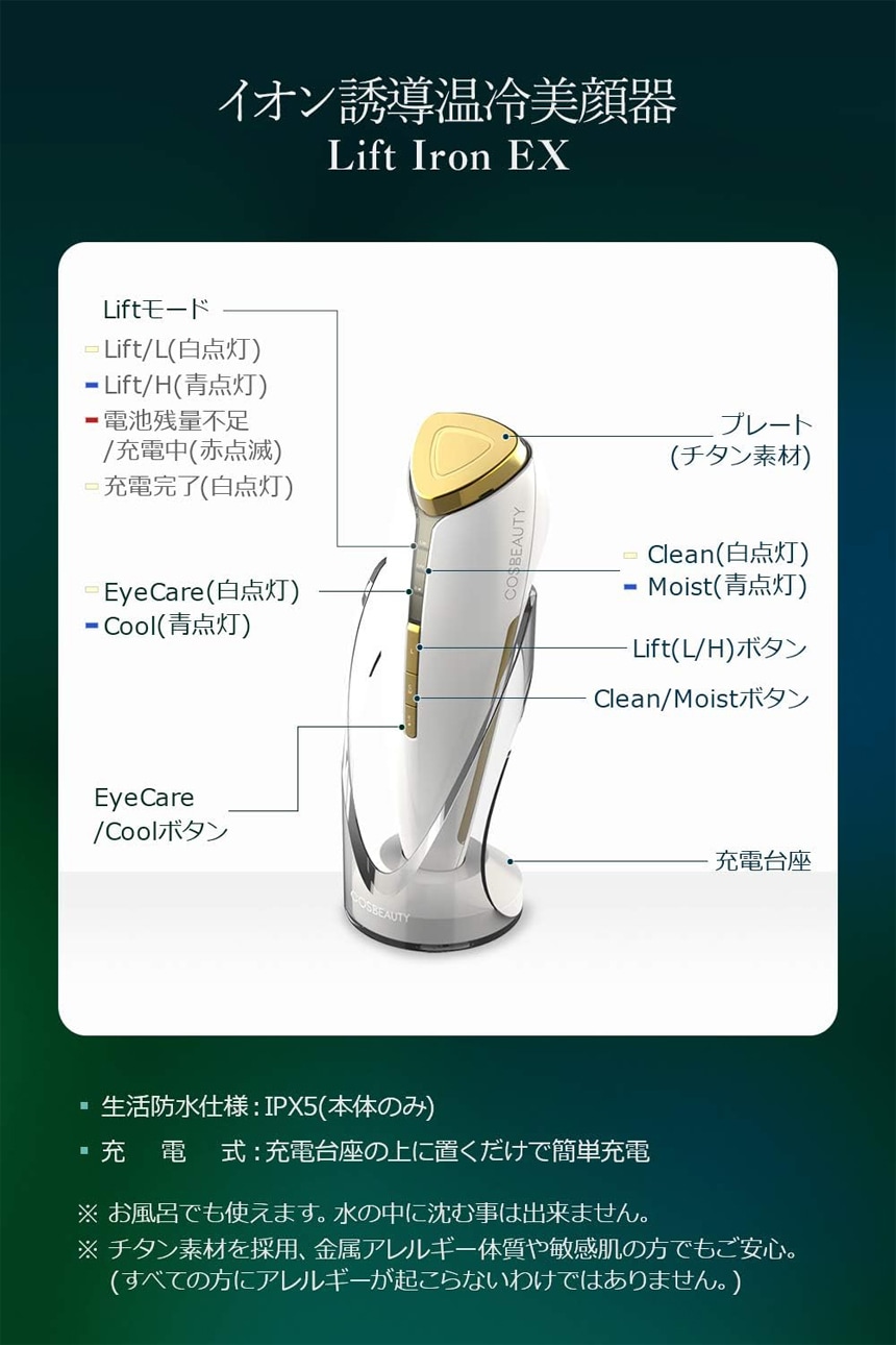 株式会社COSBEAUTYJAPAN｜リフトアイロンEX 白｜ ちょっプル ｜ d