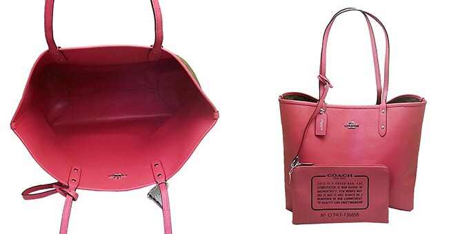 COACH コーチ リバーシブルトートバッグ / F36658 SVCYY / カーキ 