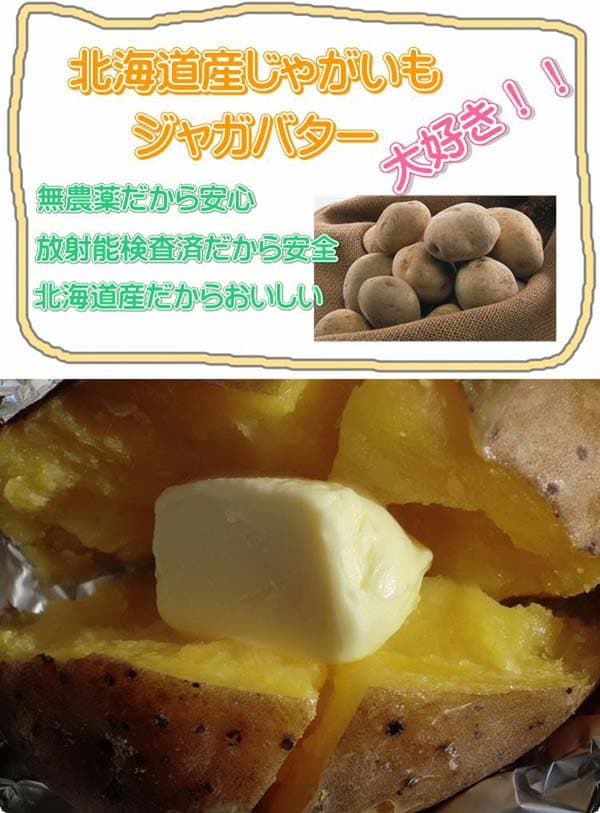 北海道産 無農薬じゃがいも とうや 8Kgを税込・送料込でお試し