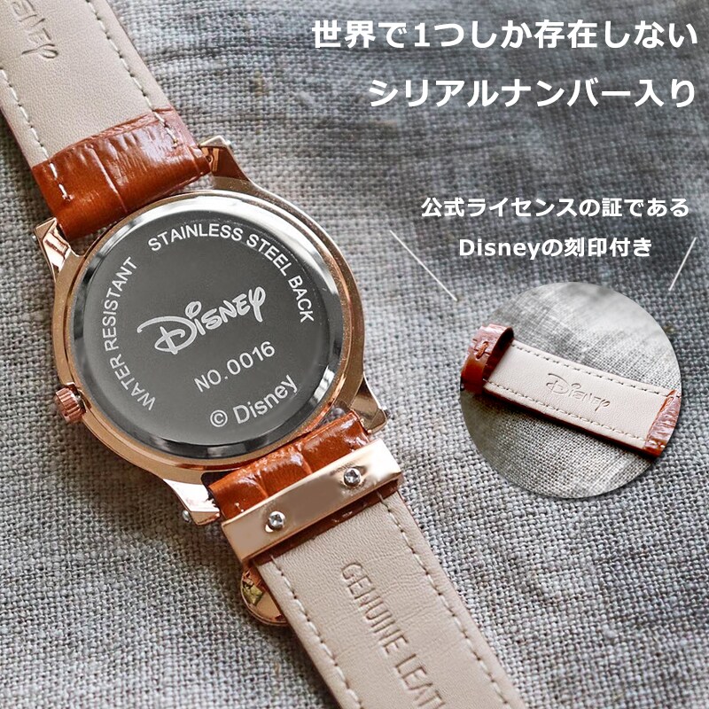 天然ダイヤモンド使用】ディズニー ミッキー 腕時計 レディース