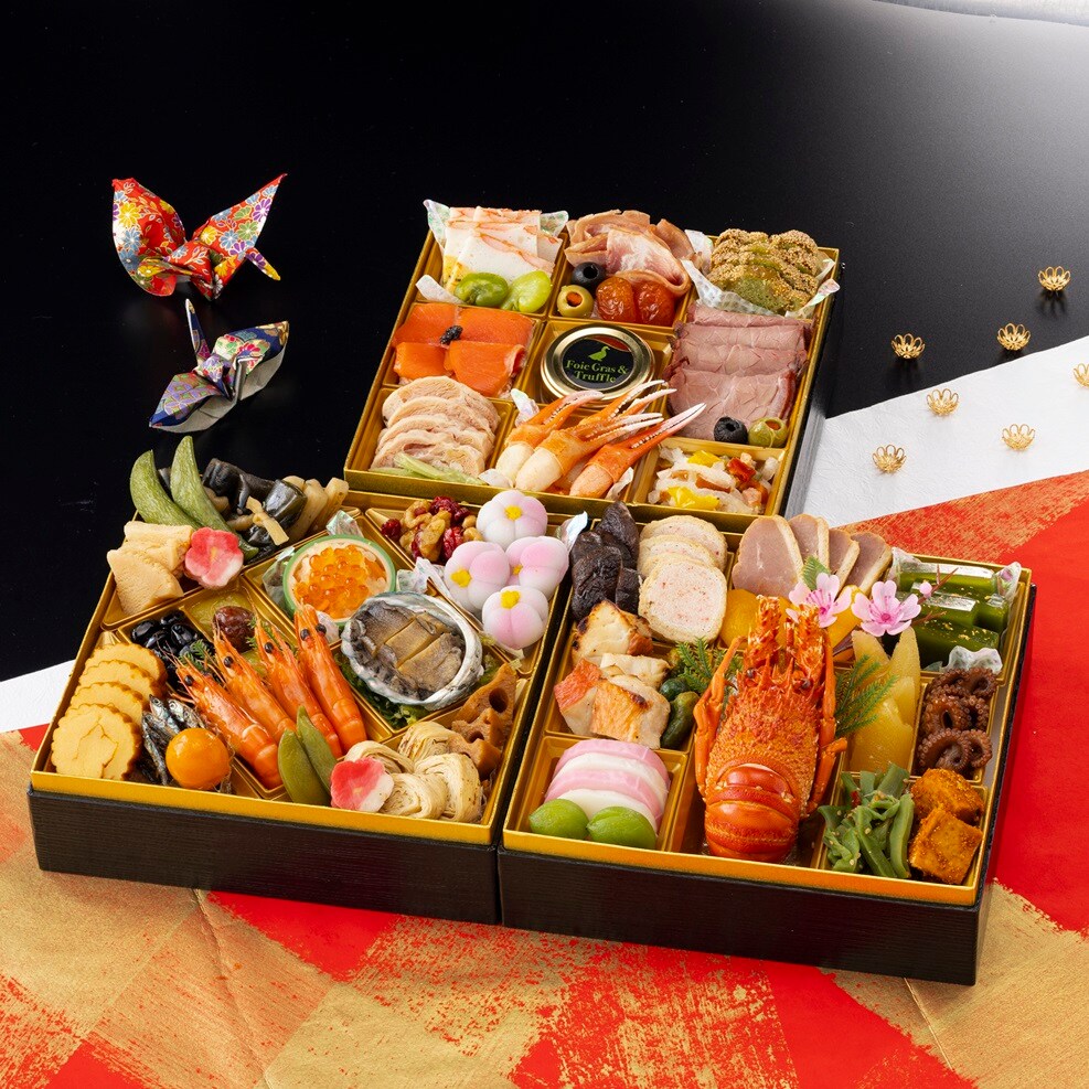 和風三段重 ロブスター付き 3人前 32品目 1月22日発送 おせち料理 2019年 御節 お節 ⑦ 2018 和風三段重 ロブスター付き 3人前 32品目 1月8日発送 おせち