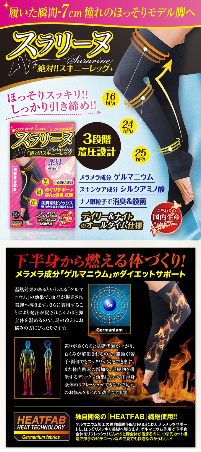 スラリーヌ 絶対 スキニーレッグ を税込 送料込でお試し サンプル百貨店 ベルジェンヌ