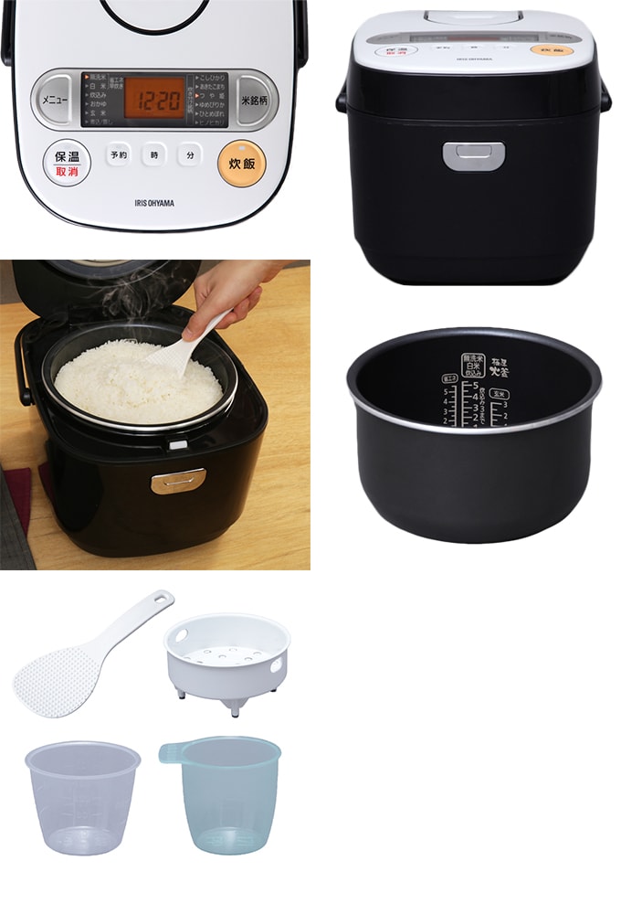 アイリスオーヤマ/銘柄炊き ジャー炊飯器 5.5合(銘柄炊き分け機能付き