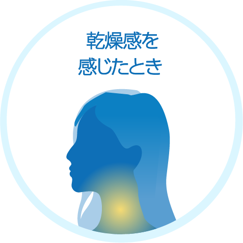 乾燥感を感じたとき