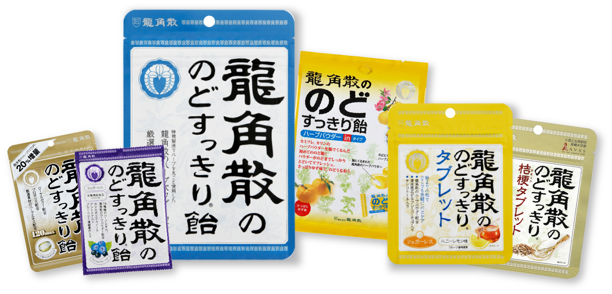 龍角散ののどすっきり飴・タブレット